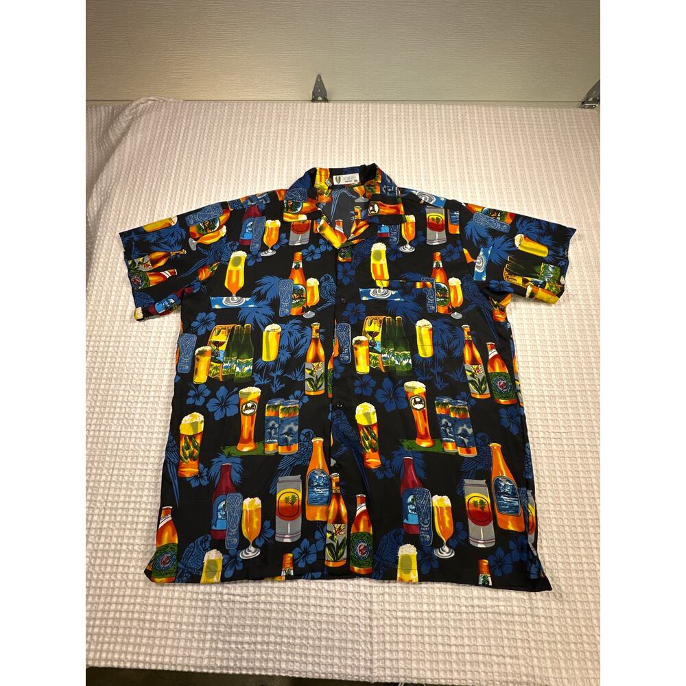 V.H.O. Buttondown shirt Men's 2xl Island Life Beachy IslandWear